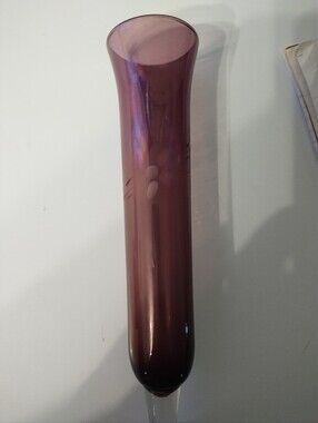 Vintage Purple Bud Vase